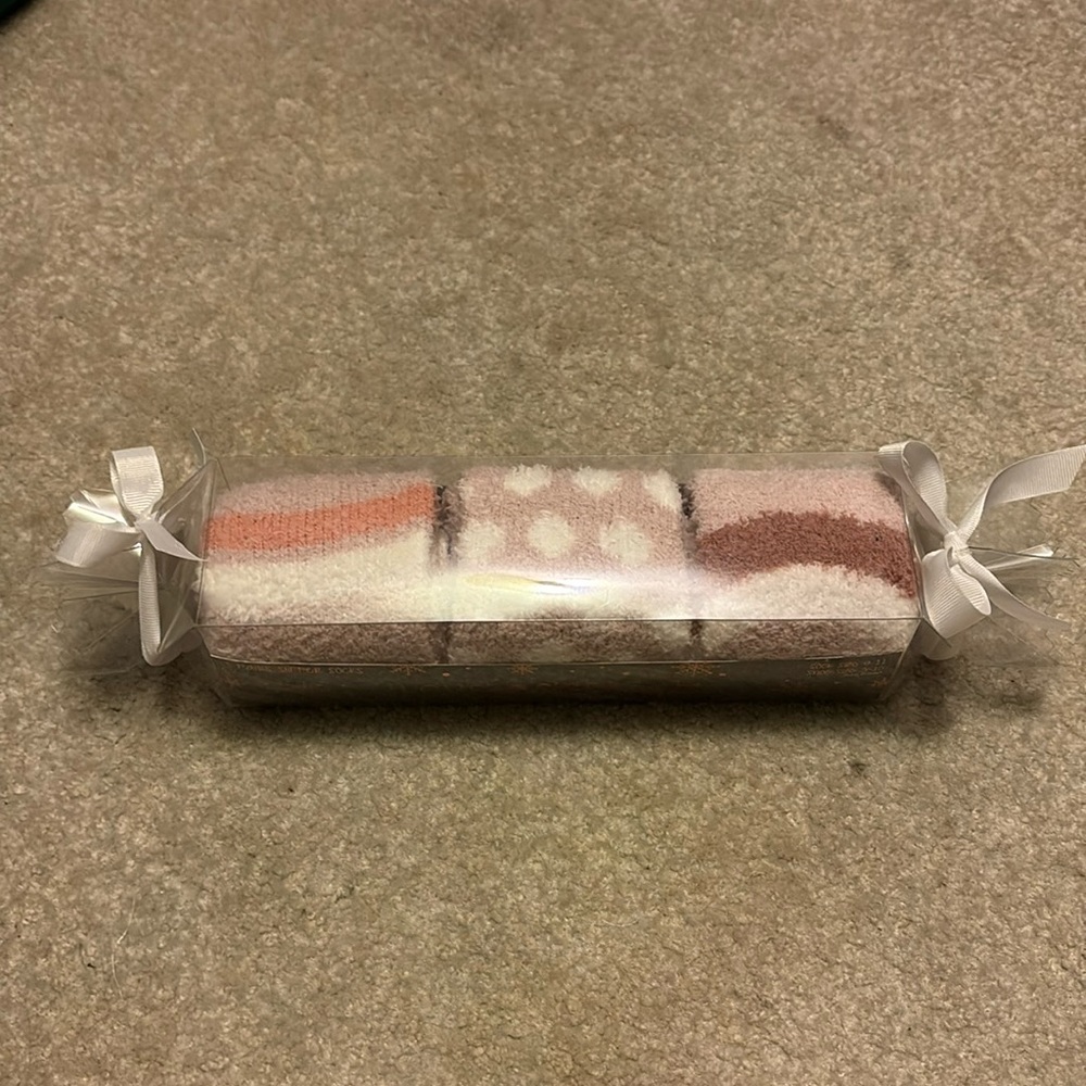 3 Pair Slipper Socks